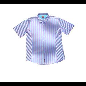 Tommy Hilfiger Red Label Unisex Women’s Size XL, Red Stripes Shirt